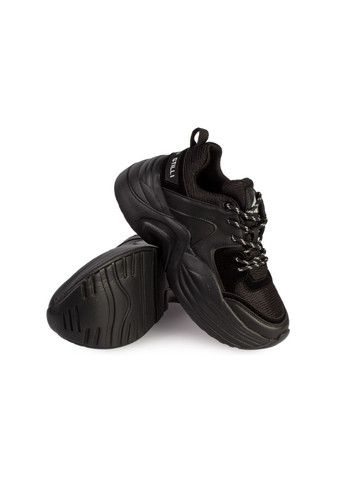 Черные демисезонные кроссовки женские бренда 8200165_(3) Stilli