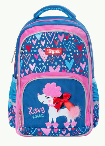 Рюкзак шкільний 1Вересня S-42 Love XOXO + пенал у подарунок 1 Вересня (257296868)