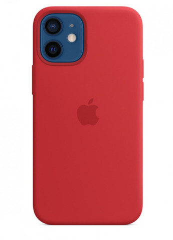 Чохол силіконовий soft-touch Silicone Case 1:1 for iPhone 12 mini with MagSafe червоний Red Apple (259907134)