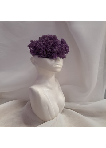 Декоративне кашпо Діва білосніжна з фіолетовим мохом Trensi (258330534)