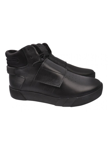 Черные ботинки мужские из натуральной кожи, на низком ходу, черные, украина New Man 42-21ZHC