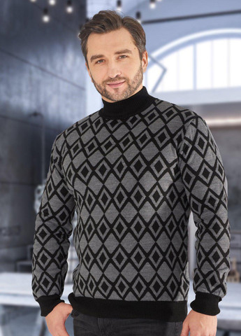 Серый светри чоловічий светр (11058) Lemanta