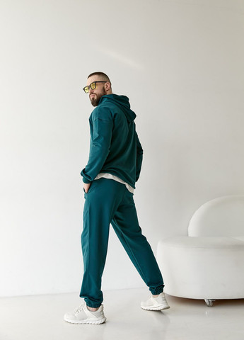 Мужской спортивный костюм цвет зелёный р.L 421096 New Trend (259034378)