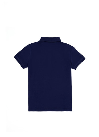 Темно-синяя детская футболка-футболка поло u.s.polo assn на девочку для девочки U.S. Polo Assn.