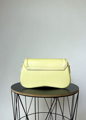Женская сумка Baguette светло-желтая (1214) No Brand (258886245)