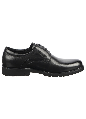 Черные мужские классические туфли 195291 Cosottinni на шнурках