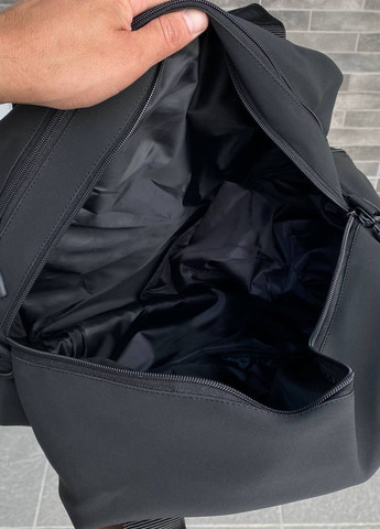 Чорна чоловіча жіноча сумка з відділенням для взуття 42х30х24см No Brand (260026942)