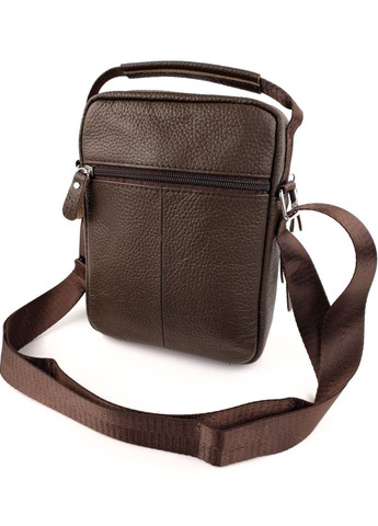 Удобная мужская сумка из кожи ручкой NS5417-2 коричневая JZ (259578230)