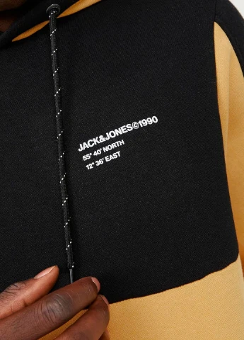 Худі фліс,жовто-чорний,JACK&JONES Jack & Jones (274235305)