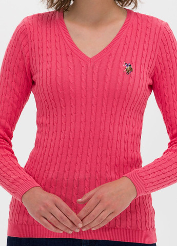Червоний светр жіночий U.S. Polo Assn.