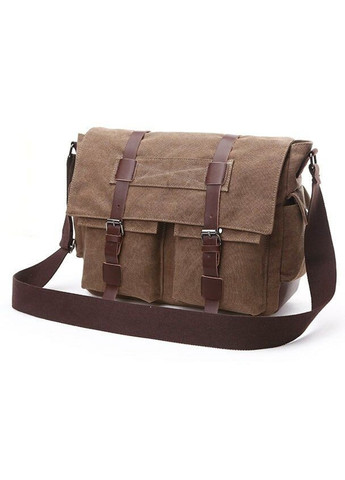 Мужская текстильная коричневая сумка 20150 Vintage (262522579)