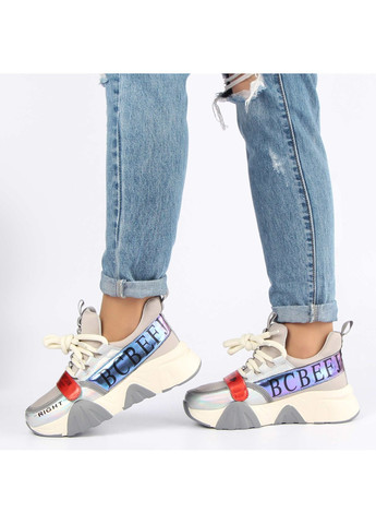 Женские кроссовки 195763 Buts бежевые демисезоны (258296529)