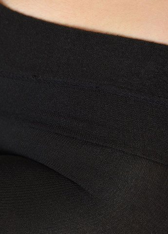 Колготы женские полубатальные на флисе черного цвета размер 4XL Let's Shop (261762178)