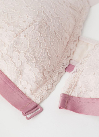 Світло-рожевий бюстгальтер H&M