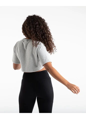 Футболка Women's Cropped Strike Logo Серая BOXRAW - (257198009)
