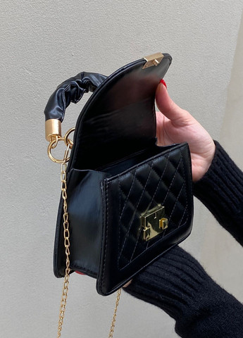 Жіноча сумка крос-боді чорна No Brand (270937657)