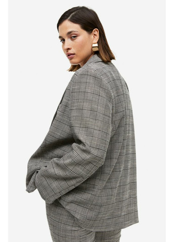 Серый женский женский пиджак оверсайз н&м (56052) xs серый H&M - всесезон