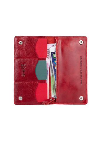 Кожаный бумажник WP-05 S7 7 wonders of the world красный Красный Hi Art (268371608)