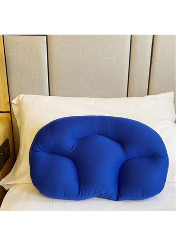 Ортопедична анатомічна подушка для комфортного та здорового сну з ефектом пам'яті 50х30х12 см (474762-Prob) Синя Unbranded (259663308)