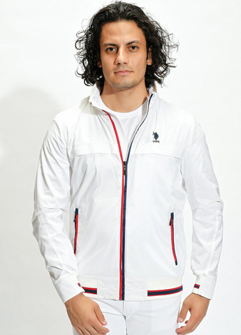 Белая куртка мужская U.S. Polo Assn.