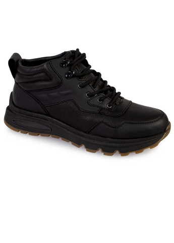 Черные зимние ботинки мужские бренда 9500964_(1) One Way