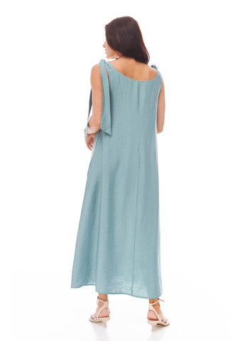 Світло-бірюзова довга сукня з регульованими бретельками. колір пастельно-бірюзовий Oona
