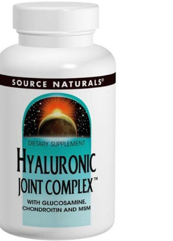 Hyaluronic Joint Complex with Chondroitin and МСМ 60 Tabs Source Naturals (256723224)