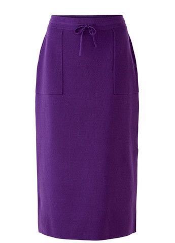 Фиолетовая повседневный юбка Oui карандаш