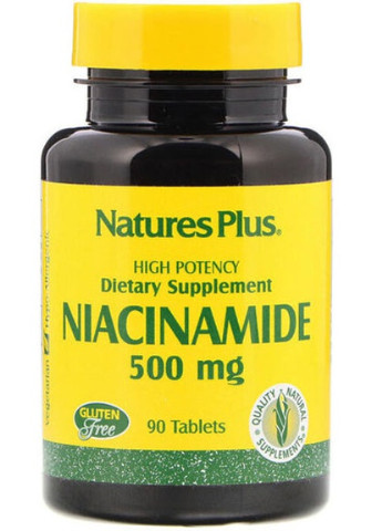 Nature's Plus Niacinamide 500 mg 90 Tabs Natures Plus (256725552)