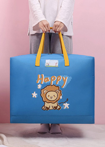 Сумка органайзер для перевозки транспортировки хранения вещей одежды одеял подушек 45х39х18.5 см (475259-Prob) Синяя Unbranded (264736775)