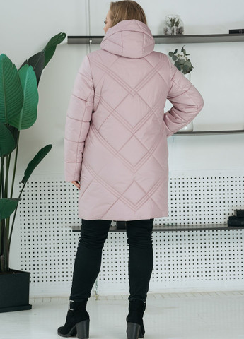 Пудрова демісезонна демісезонна жіноча куртка великого розміру куртка-пальто SK