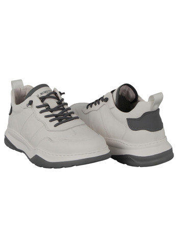 Белые демисезонные мужские кроссовки 198135 Fabio Moretti