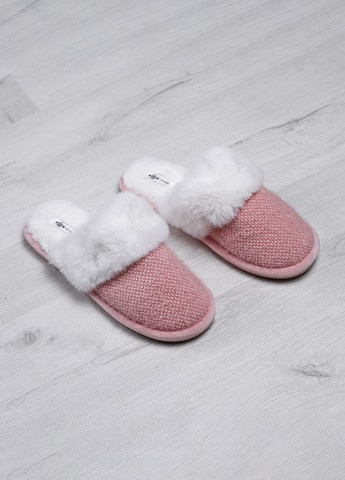 Капці жіночі хутряні закриті VIRA, р. 40-41, рожеві MVM (271833125)