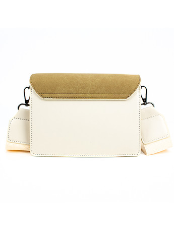 Жіноча сумка через плече, коричнева з білим Corze AB14062BR (264073299)