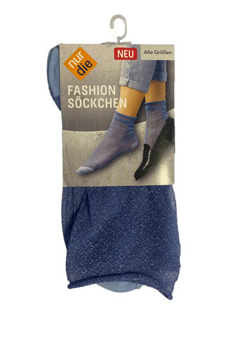Жіночі шкарпетки Fashion One Size Синій/Люрекс () Nur Die 615874 (277973365)