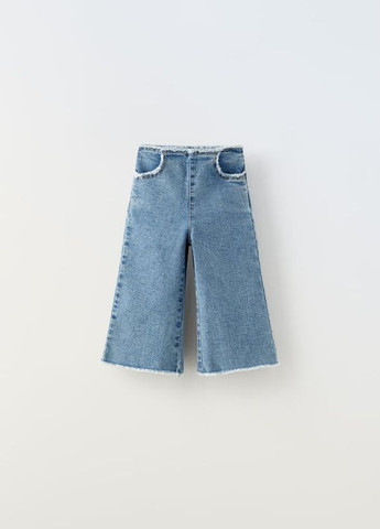 Голубые джинсы детские для девочки 4152/510 Zara