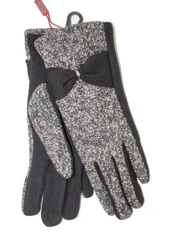 Комбіновані жіночі рукавички з бантиком Shust Gloves (261853565)