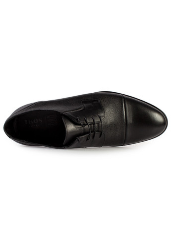Черные классические туфли мужские бренда 9200180_(1) Ikos на шнурках