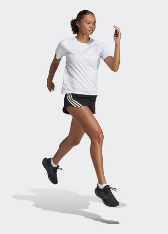 Шорты для бега Run Icons 3-Stripes Low Carbon adidas (275995045)