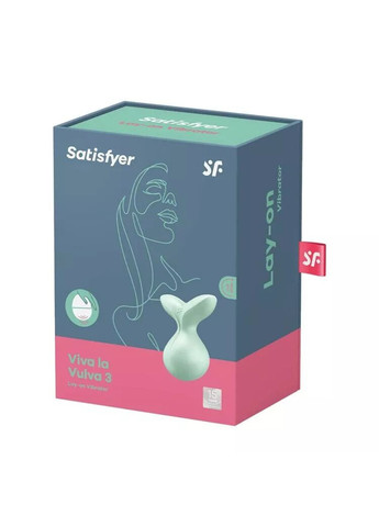Мини-вибромассажер Viva la Vulva 3 Mint Satisfyer (274376964)