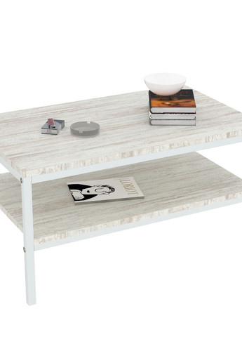 Журнальный стол P-1 90x55 Каньон белый Vian-Dizain (266422801)