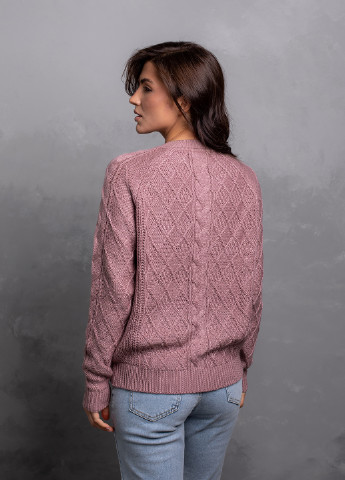 Розово-лиловый свитер женский Bakhur