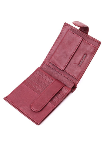 Женский практичный бумажник из натуральной кожи 22554 Бордовый st leather (277980492)