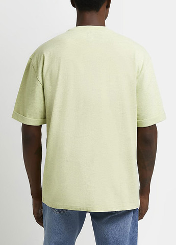 Салатовая футболка basic,салатовый, River Island