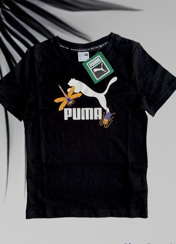 Черная футболка Puma
