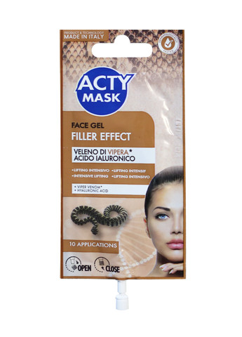 Гель для обличчя Filler Effect з гіалуроновою кислотою 15 мл Acty Mask (258811017)