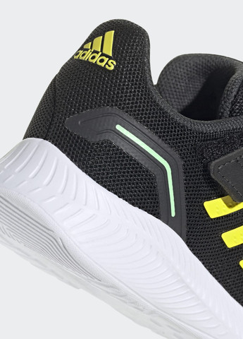 Черные всесезонные кроссовки для бега runfalcon 2.0 adidas