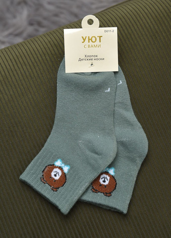 Шкарпетки дитячі зеленого кольору Let's Shop (269903531)