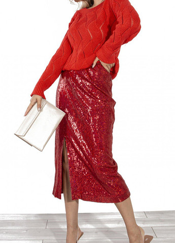 Спідниці Стильна спідниця з пайетки з розрізом (5387) Lemanta (259483827)