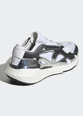 Серебряные всесезонные кроссовки для бега by stella mccartney ultraboost 22 adidas